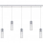 Elegant Lighting Constellation 5 Light Chrome Led Pendant