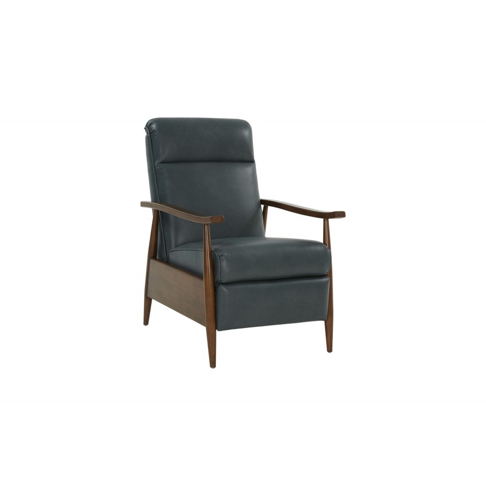 7-1158 Hampton Push Thru The Arms Recliner, Roma Bluegray