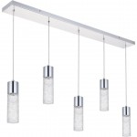 Elegant Lighting Constellation 5 Light Chrome Led Pendant