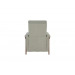 7-1179 Lewiston Push Thru The Arms Recliner, Corbett Chromium