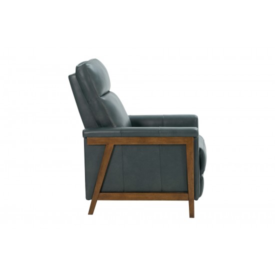7-1179 Lewiston Push Thru The Arms Recliner, Roma Bluegray