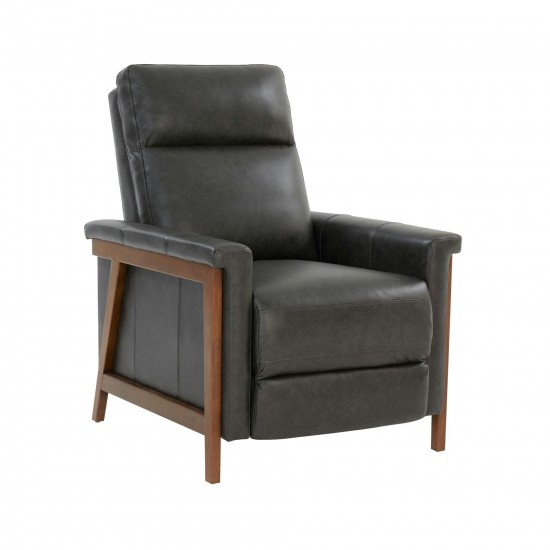 7-1179 Lewiston Push Thru The Arms Recliner, Edgewater Charcoal