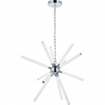 Elegant Lighting Vega 12 Light Chrome Led Pendant
