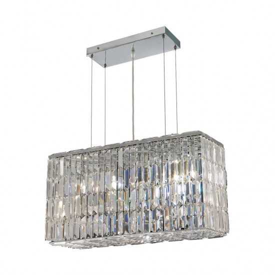 Elegant Lighting Maxime 8 Light Chrome Chandelier Clear Royal Cut Crystal