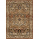 Palmetto Living Heriz Medallion Rust 8'10"x13'