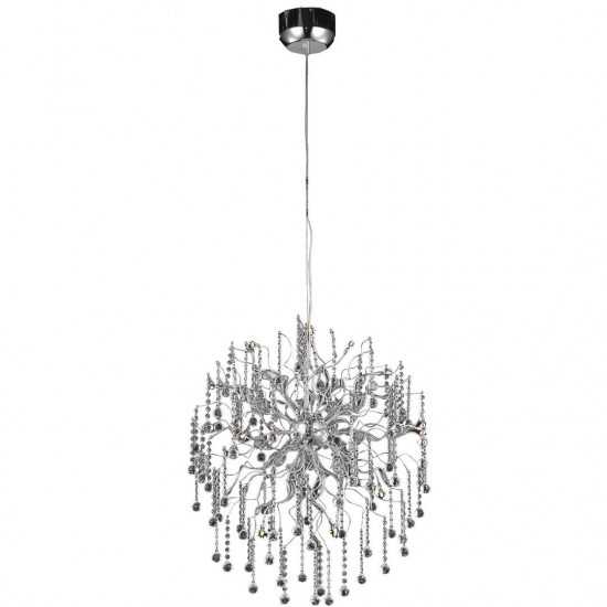 Elegant Lighting Astro 15 Light Chrome Chandelier Clear Royal Cut Crystal