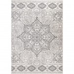 Palmetto Living Paisley Points White 6'5" x 9'6"