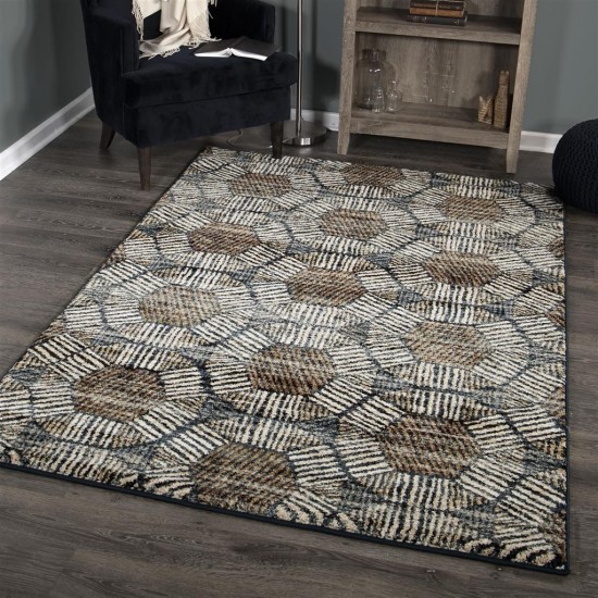 Palmetto Living Textured Penny Blue 8'10"x13'