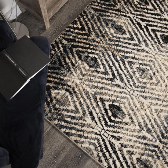 Palmetto Living Tribal Throne Off White 5'1"x7'6"