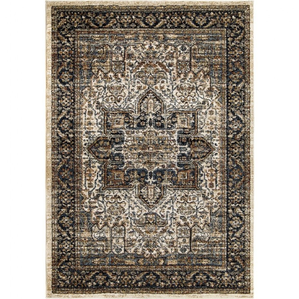 Palmetto Living Ushak Off White 5'1" x 7'6"