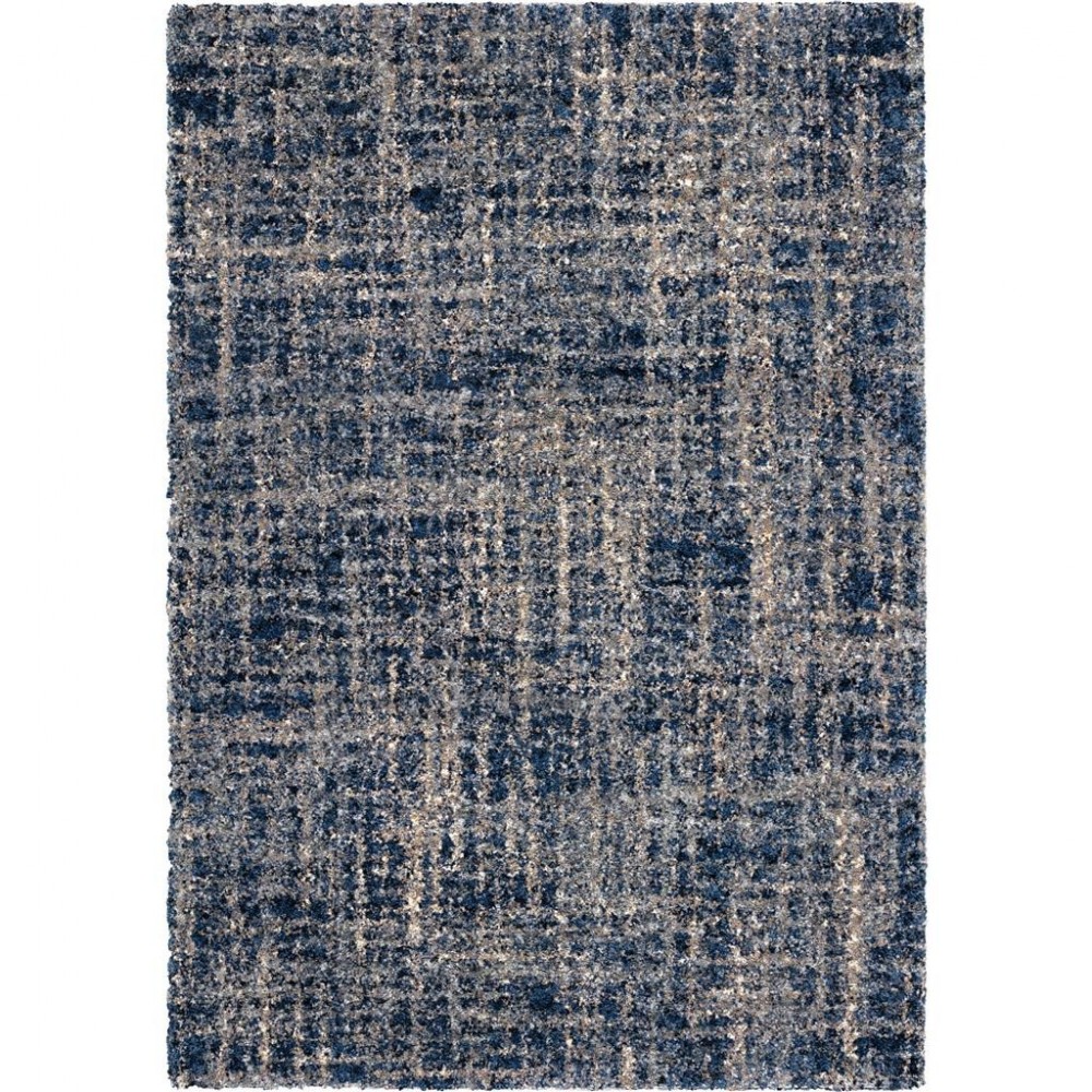 Palmetto Living Cross Thatch Navy 5'3" x 7'6"