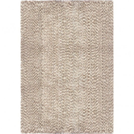 Palmetto Living Solid Beige 5'3"x7'6"