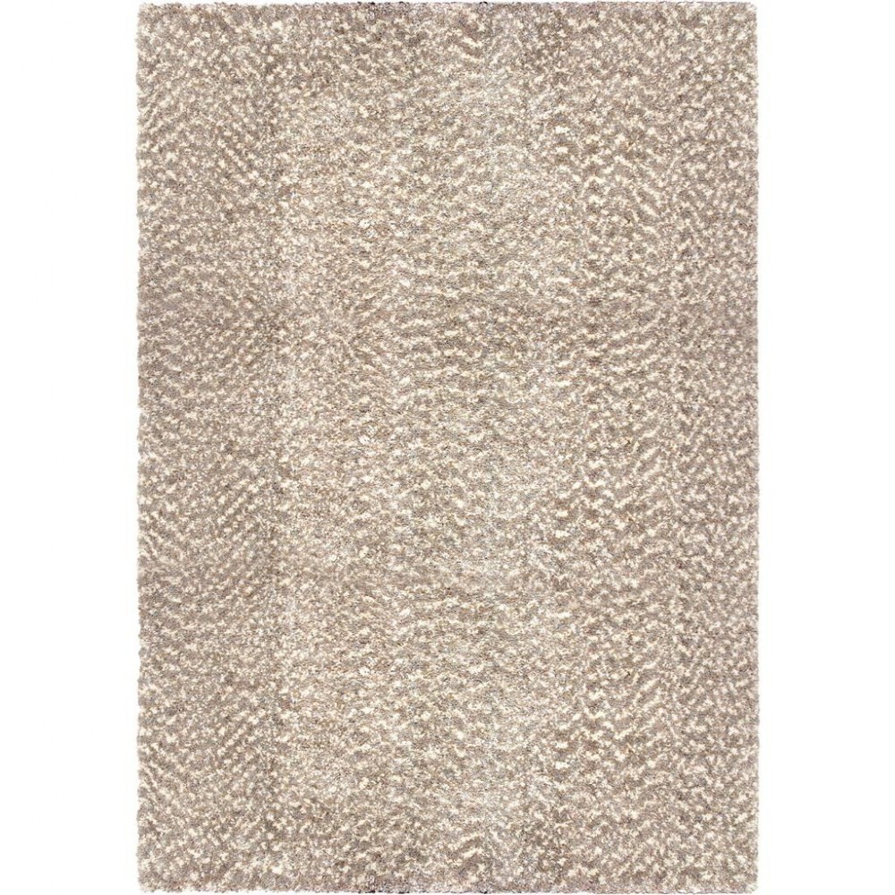 Palmetto Living Solid Beige 5'3"x7'6"