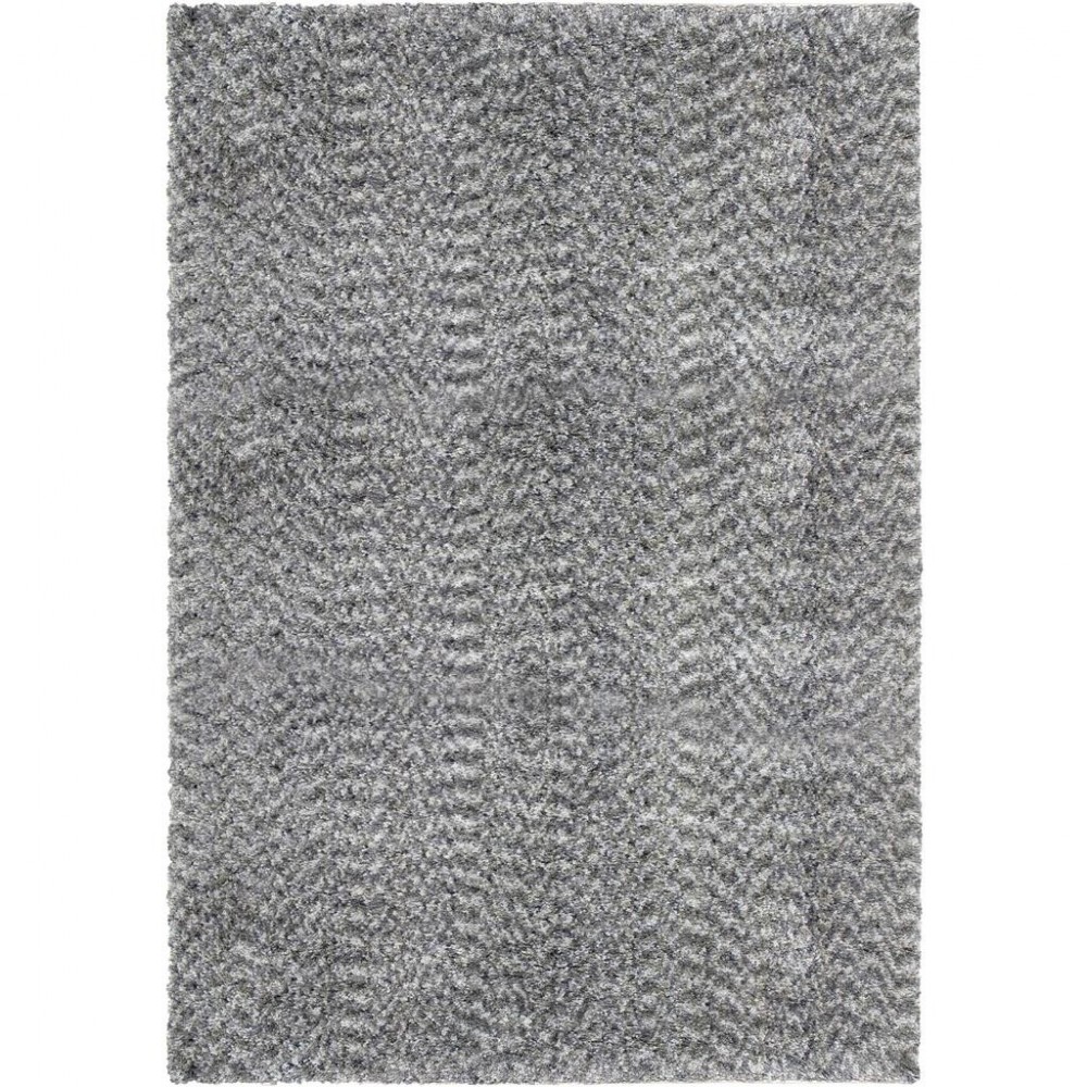 Palmetto Living Solid Grey 5'3"x7'6"