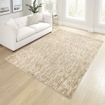 Palmetto Living Solid Off White 5'3" X 7'6"