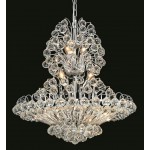 Elegant Lighting Sirius 14 Light Chrome Chandelier Clear Royal Cut Crystal