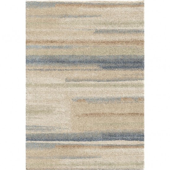 Palmetto Living Modern Motion - Muted Blue 5'3" X 7'6"