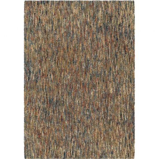 Palmetto Living Multi Solid Multi 5'3" X 7'6"