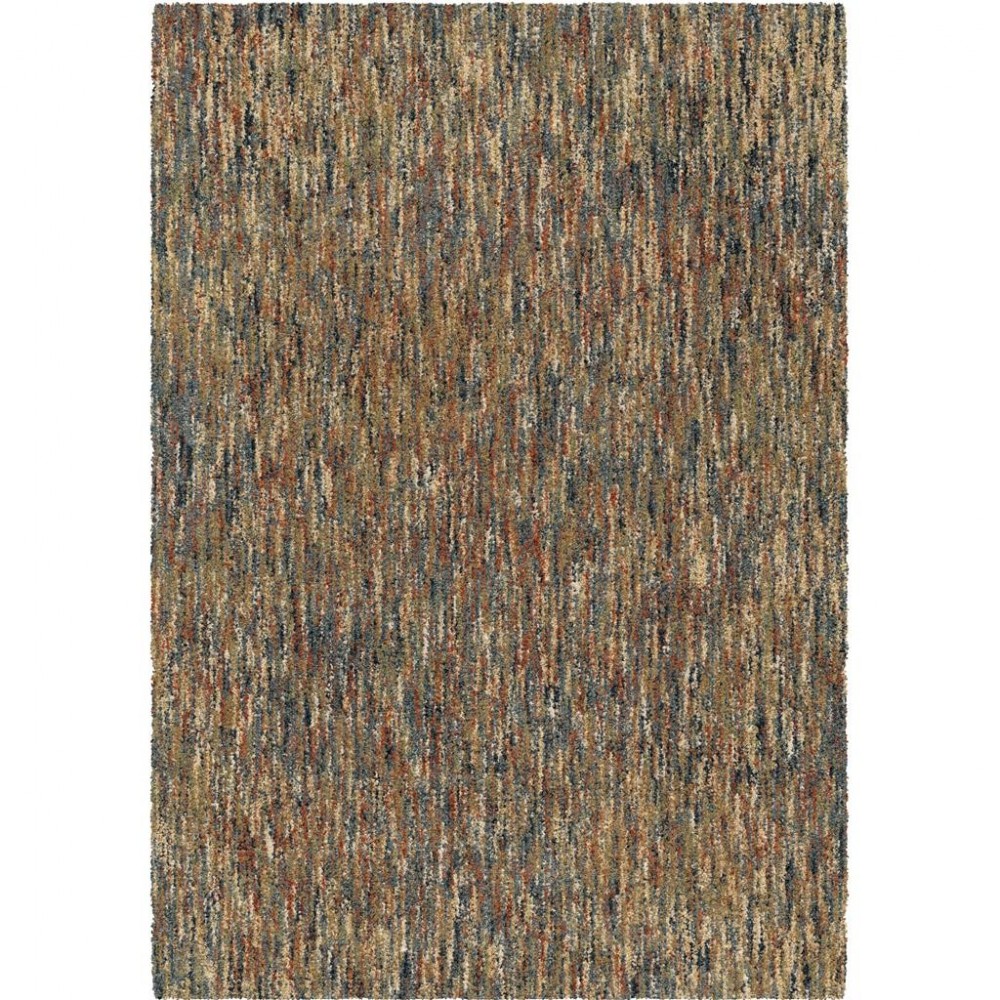 Palmetto Living Multi Solid Multi 5'3" X 7'6"