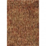 Palmetto Living Multi Solid Red 5'3" X 7'6"