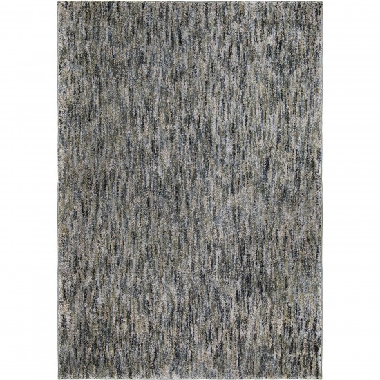 Palmetto Living Multi Solid Blue 5'3" X 7'6"