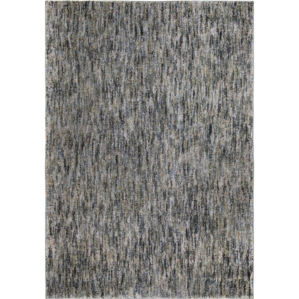 Palmetto Living Multi Solid Blue 6'7" X 9'8"