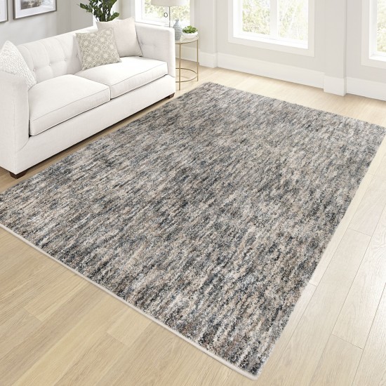 Palmetto Living Multi Solid Muted Blue 5'3" X 7'6"