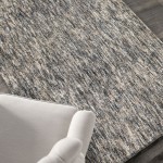 Palmetto Living Multi Solid Muted Blue 6'7" X 9'6"