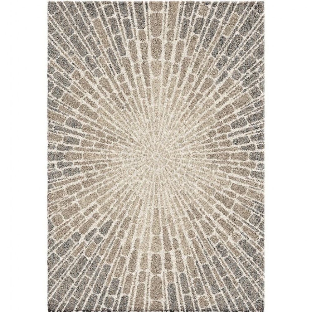 Palmetto Living Starburst - Natural 5'3" X 7'6"