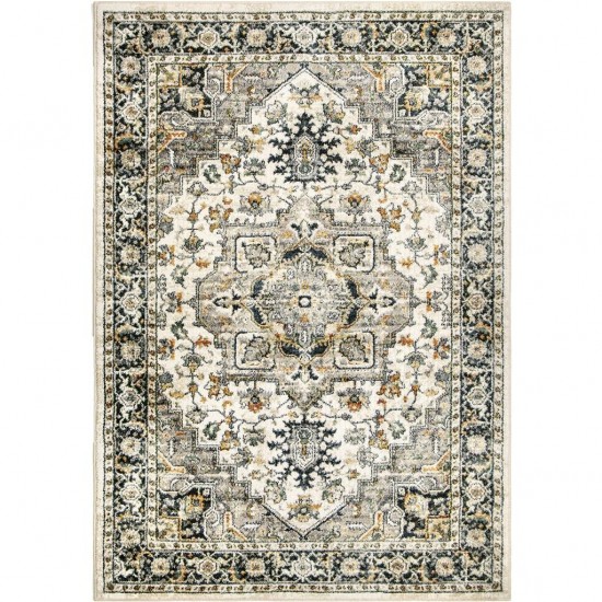 Palmetto Living Heriz Distressed Ivory (5'3"x7'6")