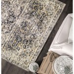 Palmetto Living Kelly Distressed Grey (6'7" X 9'6")