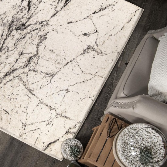 Palmetto Living Marble Hill Soft White 5'3"x7'6"