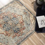 Palmetto Living King Fisher Pale Blue 9' x 13'