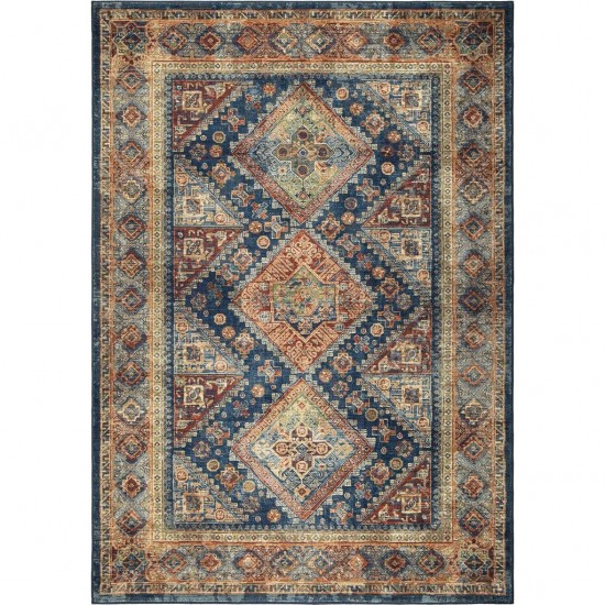 Palmetto Living Olympus Navy 5'3" x 7'6"