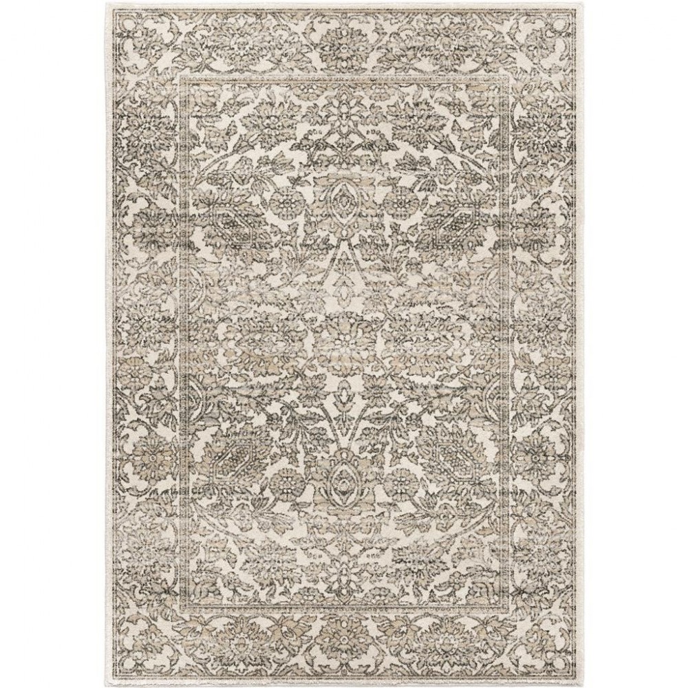 Palmetto Living Persian Tonal Light Grey 5'3"x7'6"