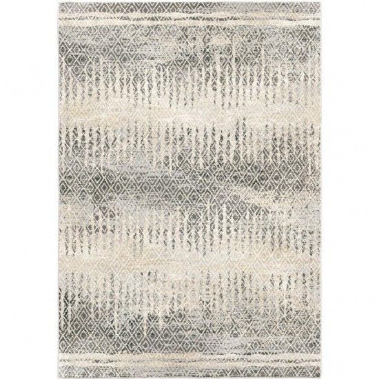 Palmetto Living Pinnacle Cloud Grey 5'3"x7'6"