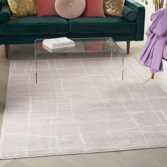 Nourison Whimsicle WHS09 Area Rug, Pink/Ivory, 4' x 6'