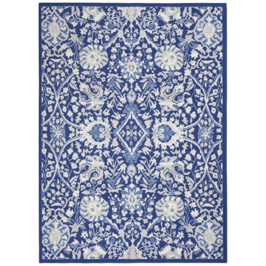 Nourison Whimsicle WHS10 Area Rug, Navy/Multicolor, 5' x 7'