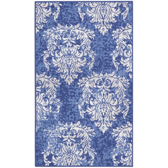 Nourison Whimsicle WHS11 Area Rug, Navy/Ivory, 3' x 5'