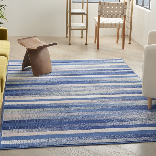 Nourison Whimsicle WHS12 Area Rug, Blue/Multicolor, 6' x 9'