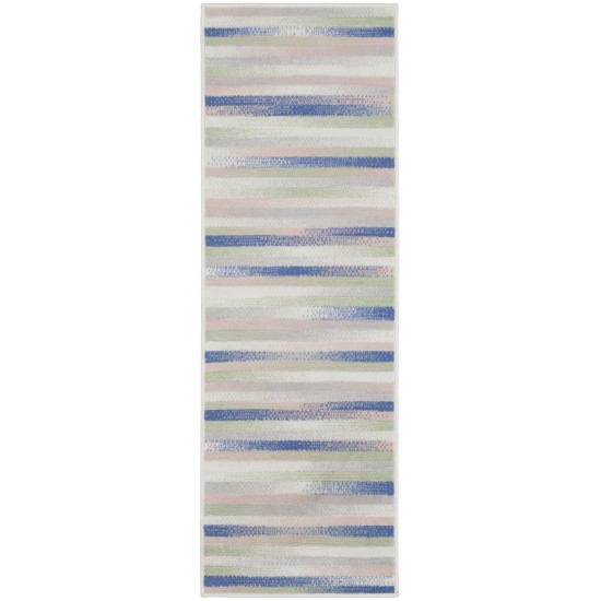 Nourison Whimsicle WHS12 Runner Rug, Ivory/Multicolor, 2' x 6'