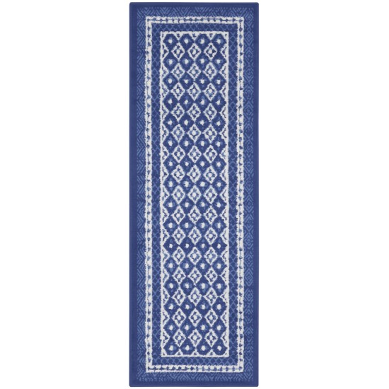 Nourison Whimsicle WHS13 Runner Rug, Navy, 2' x 6'