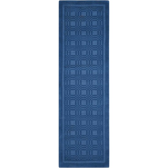 Nourison Westport WP32 Runner Rug, Blue, 2'3" x 7'6"