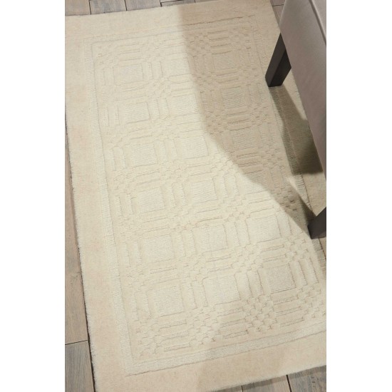 Nourison Westport WP32 Area Rug, Ivory, 2'6" x 4'