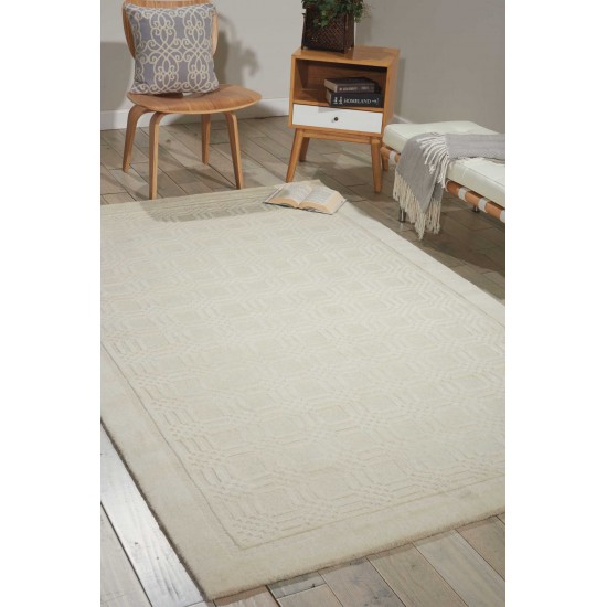 Nourison Westport WP32 Area Rug, Ivory, 8' x 10'6"