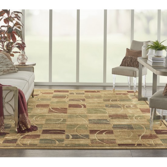 Nourison Expressions XP01 Area Rug, Beige, 7'9" x 10'10"