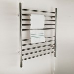 Radiant Hardwired Curved Heated Towel Rack