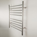 Radiant Hardwired Curved Heated Towel Rack