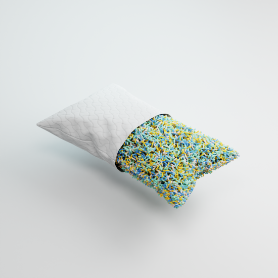 Blu Sleep Ghetti White Pillow