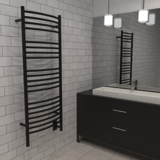 D Curved Heated Towel Rack